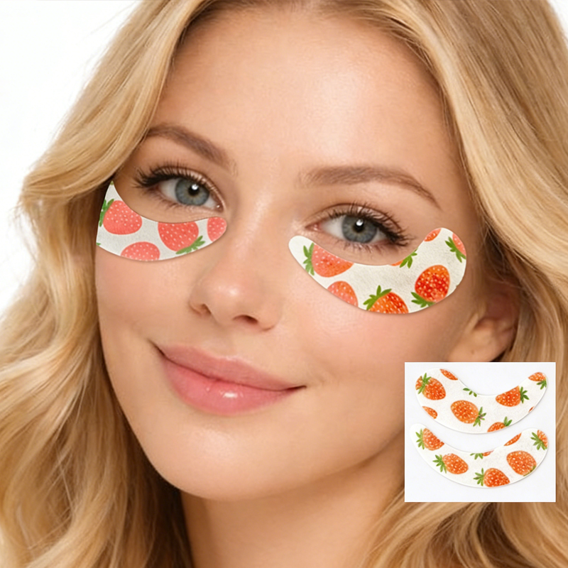 Moon-shaped eye patch